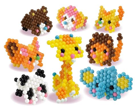 Aqua beads Art three-dimensional animal set AQ-98 by Epoch | Bead art ...