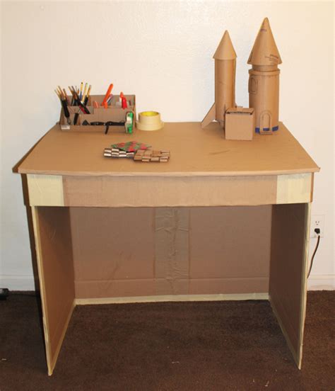 How to Make a Cardboard Desk