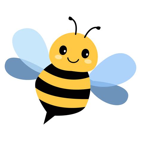 Yellow and Black Cute Cartoon bee holding heart 9336629 PNG