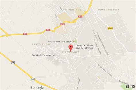 Map of Estremoz