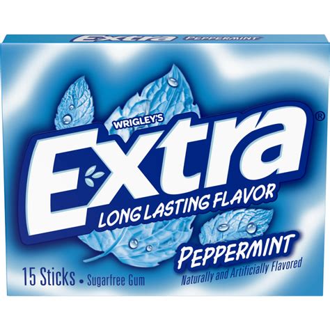 EXTRA Peppermint Sugarfree Chewing Gum, 15-Stick Single Pack | EXTRA®