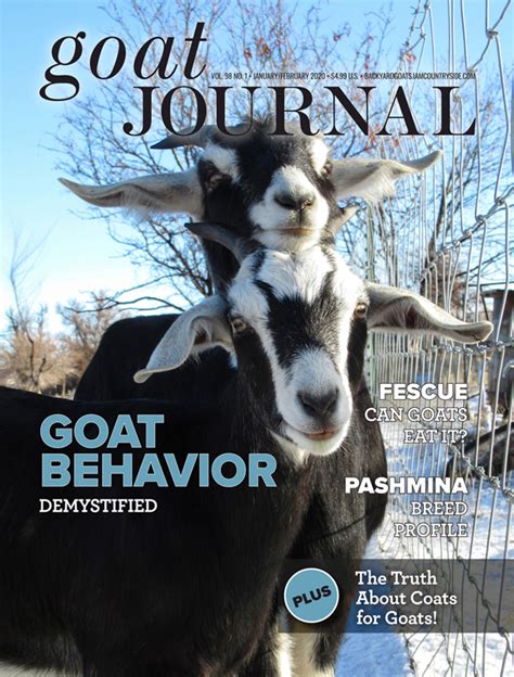 Goat Journal January/February 2020 - Backyard Goats