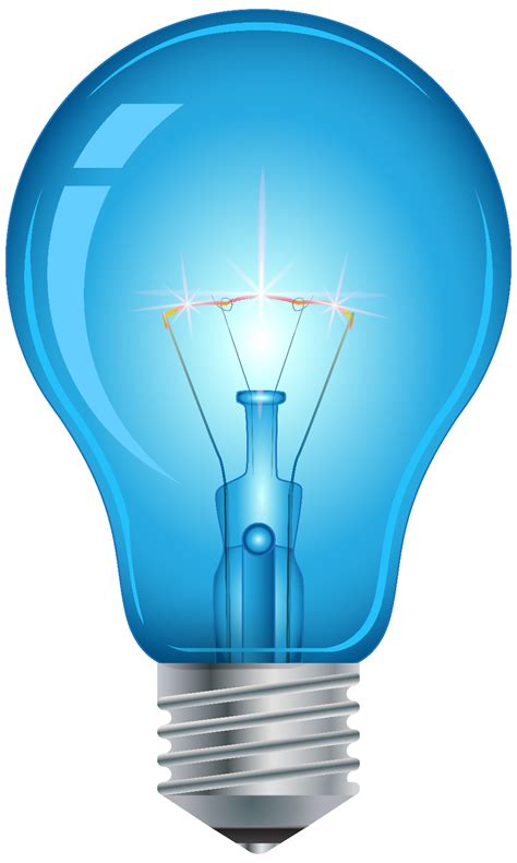 Download High Quality light bulb clipart blue Transparent PNG Images ...