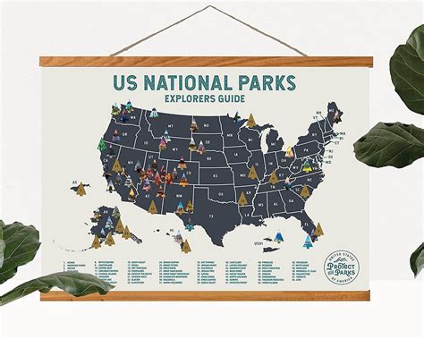 9 Best National Park Scratch Off Maps That Are Epic in 2023 — The Gone Goat