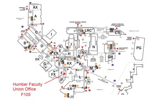 Humber North Campus Map