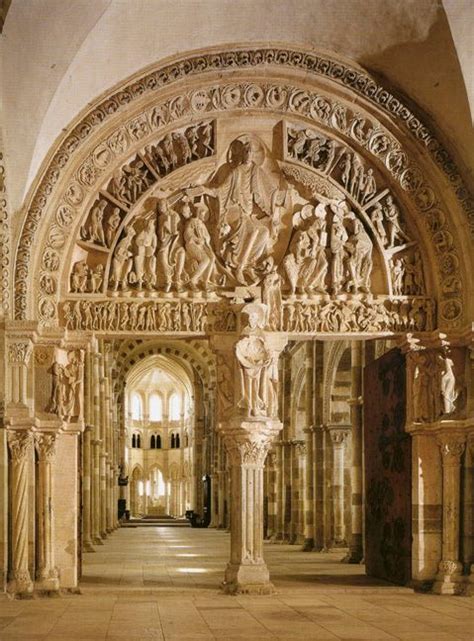 Romanesque Tympanum at Vézelay c. 1120 | history of architecture