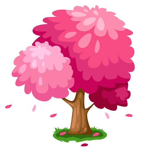 Cute Pink Spring Tree Clipart | Gallery Yopriceville - High-Quality ...