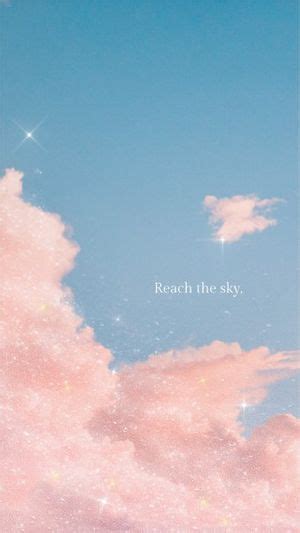 Blue And Pink Aesthetic Cloudy Sky Mobile Wallpaper Template and Ideas ...