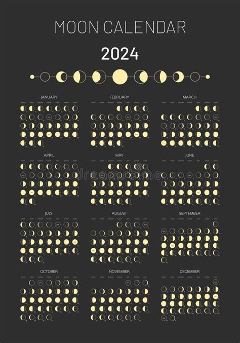 2024 Calendar With Holidays And Moon Phases - Lark Sharla