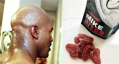 Mike Bites Brand Mocks Evander Holyfield with Grotesque Ear Gummies