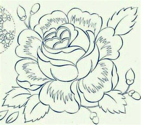 Rose Flower sketch design - Designsketch.in