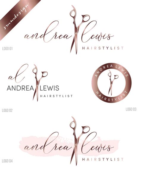 Logo Design, Hair Salon Logo, Hairdresser Logo, Branding Kit, Hair ...