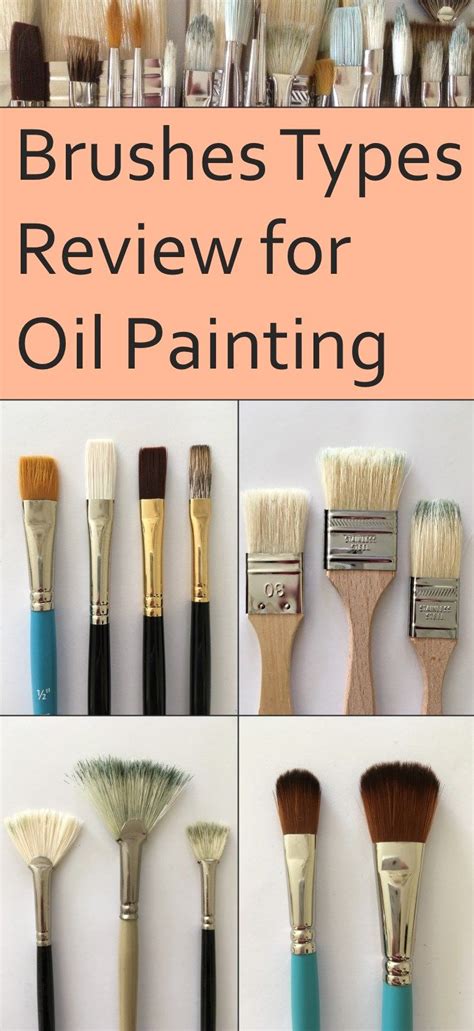 Paintbrushes for Oil Paint Guide | Oil paint brushes, Oil painting ...