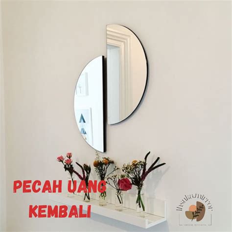 Jual Kaca Cermin Half Moon | Kaca Cermin dinding | Mirror Aesthetic ...