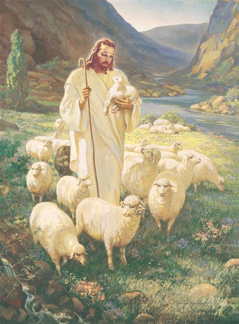 WARNER SALLMAN | Lord is my shepherd, Jesus pictures, The good shepherd