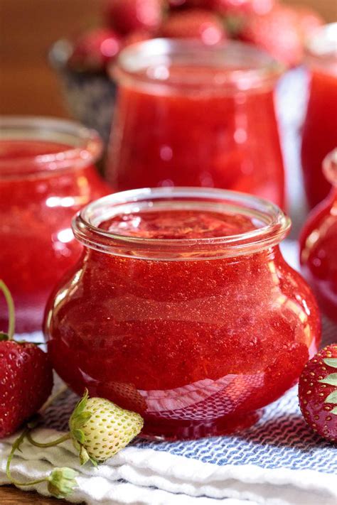 Easy Strawberry Freezer Jam | The Café Sucre Farine