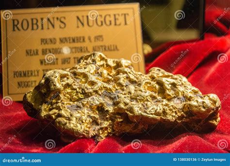 Robin`s Gold Nugget on Display at Golden Nugget Casino in Las Vegas ...