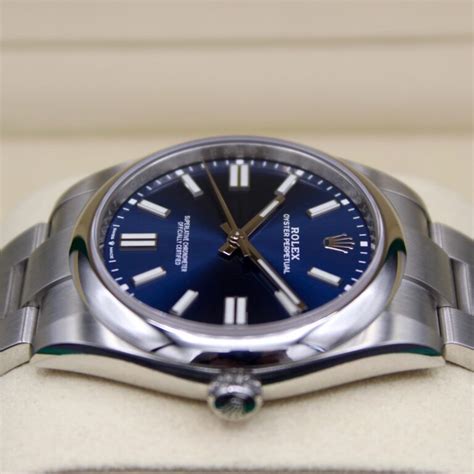 Rolex Oyster Perpetual 41 – Ref 124300 – Blue Dial – LC EU- Fullset 12/ ...