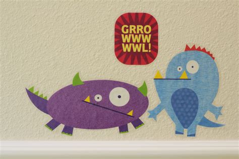 Monster wall decals. Monster Party, 3rd Birthday, Wall Decals, Nursery ...