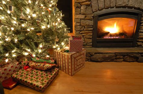 Christmas Fireplace Backgrounds - Wallpaper Cave