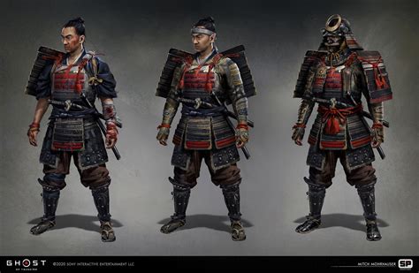 ArtStation - Ghost of Tsushima - Samurai Clan Armor, Mitch Mohrhauser ...