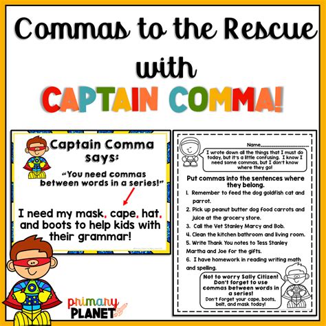 Comma Rules How To Use The Comma Worksheets - Riset