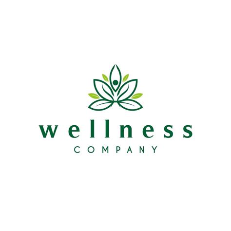 Health and medical logo design with simple green design idea of ...