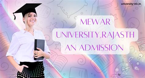 Mewar University,Rajasthan Admission, Courses, Fess 2024