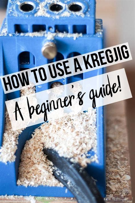 How To Use A Kreg Pocket Hole Jig - A BEGINNER'S GUIDE | Easy ...