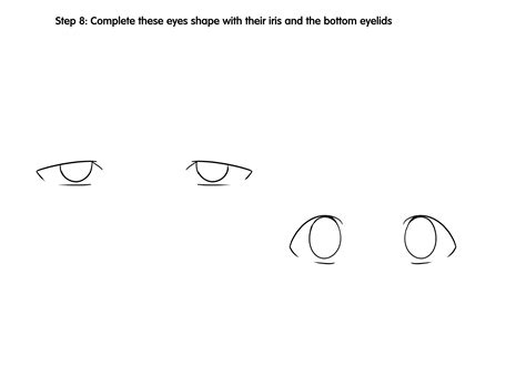 How To Draw Female Anime Eyes Step By Step