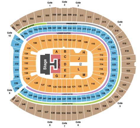 Denver Broncos Stadium Parking Map