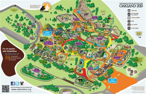 Oakland Zoo California Trail Map | Printable Maps