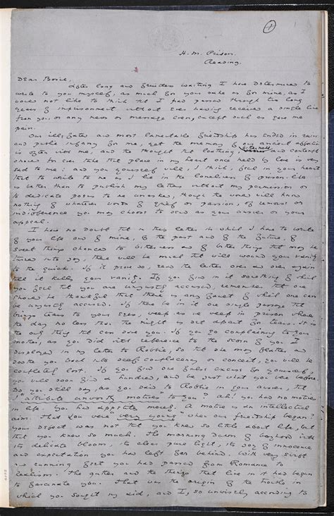 Manuscript of De Profundis by Oscar Wilde | Oscar wilde, De profundis ...