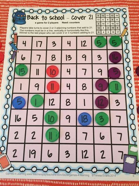 Math Board Games Online : 1st Grade Math Games - Each board is in pdf ...