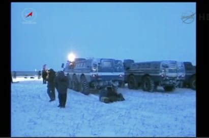 Surreal Images of Soyuz Landing in the Dark - Universe Today