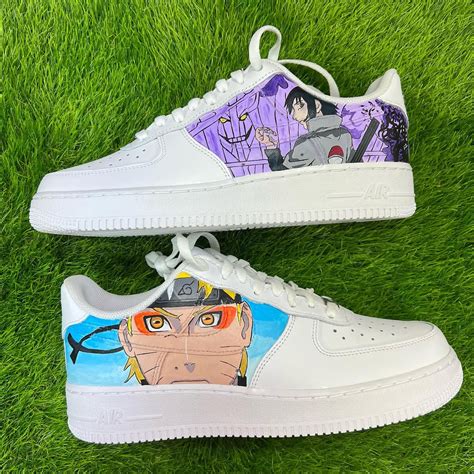 Naruto x Sasuke Air Force 1 Custom Check more at https://danielcustoms ...