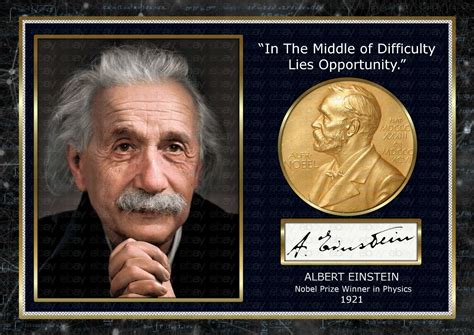 Albert Einstein - Nobel Prize Winner ORIGINAL A4 Signed PHOTO PRINT ...