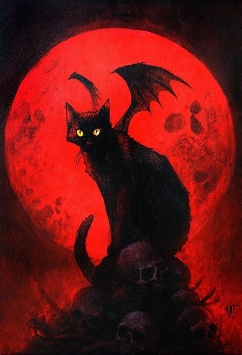 Dark Fantasy Art, Dark Art, Fuchs Illustration, Art Fr, Creepy Cat ...