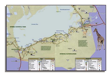 Pelagický Matematický kouř etosha national park map autorita Politika ...