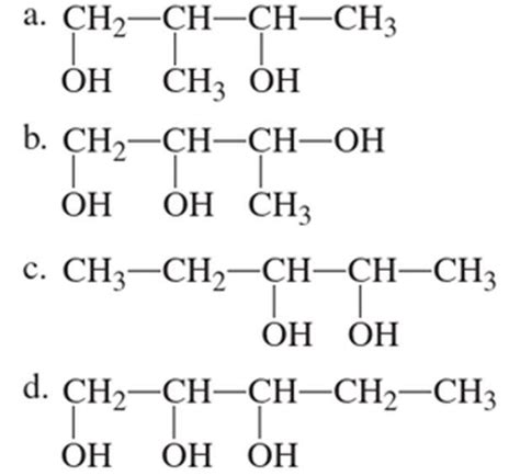 Assign an IUPAC name to each of the following polyhydroxy alcohols ...