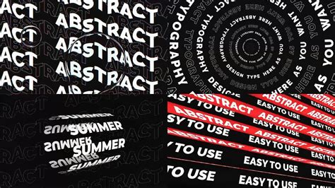 Typography After Effects Template Free