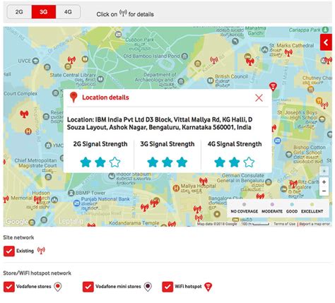 Vodafone India open up its 2G, 3G and 4G Network Coverage Map | DataReign