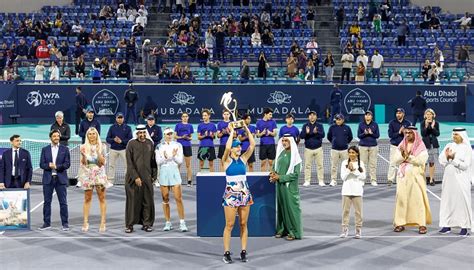 MUBADALA ABU DHABI OPEN HERALDS IN NEW ERA FOR TENNIS IN THE EMIRATE ...