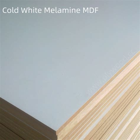 Cold White Melamine MDF (Melamine Faced Board)