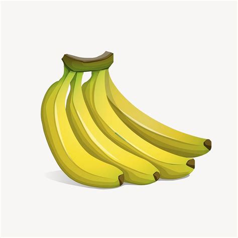 Banana sticker, food illustration psd. | Free PSD - rawpixel