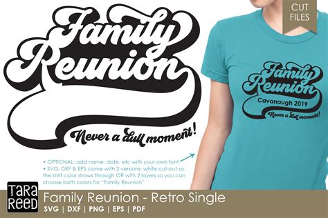 Family Reunion - Family SVG and Cut Files for Crafters