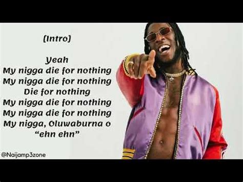 Burna boy - ye {lyrics} - YouTube