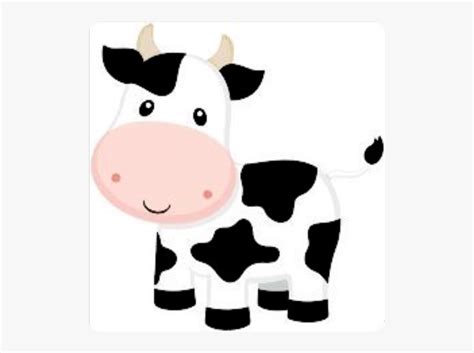 #cute #baby #cow #moo - Animales De La Granja Vaca , Free Transparent ...