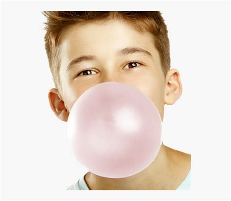 Kids Chewing Gum Clipart