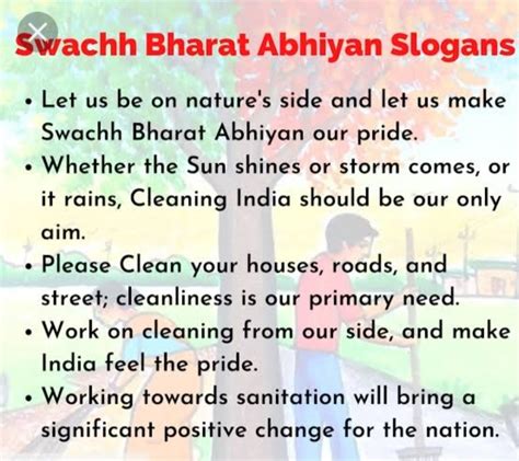 Swachh Bharat Abhiyan Slogans – India NCC